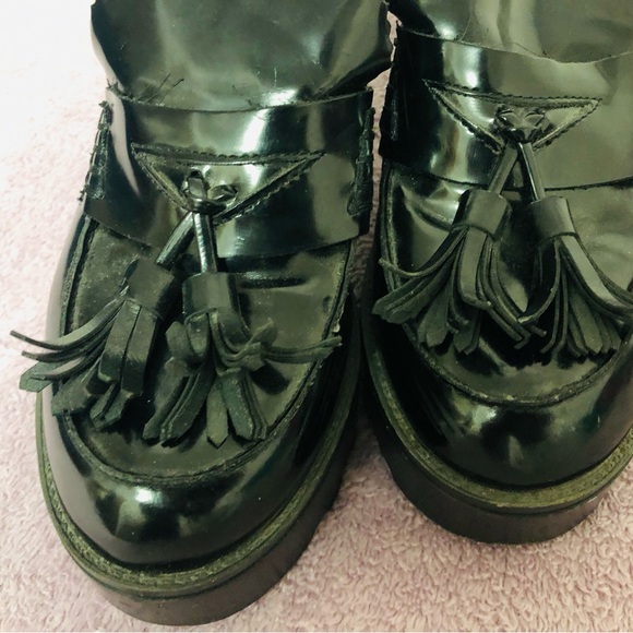 Mossimo Supply Co. Reagan Platform Chunky Tassel Loafers Size 9.5 - Picture 4 of 6